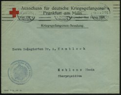 Frankfurt/ Main 1916 (5.10.) Zweifarbiger Vordr.-Bf.: Ausschuss Für Deutsche Kriegsgefangene Frankfurt Am... - Other & Unclassified