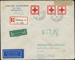 SCHWEDEN 1945 (5.3.) 80 Jahre Schwed. R.K., 20 Öre, Reine MeF + Seltener Zensur 1-K:... - Other & Unclassified