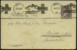 POLEN 1939 (8.6.) BdMWSt: LWOW 2/RL/P C K.. (Polnisches RK) Inl.-U. 25 Gr.König Kasimir, Seltener Bedarfs-Bf.... - Other & Unclassified