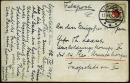 LIPPSTADT/ *** 1915 (17.4.) 1K-Steg Auf Rotkreuz-Spendenmarke 5 Pf. "KREUZ-PFENNIG-sammlung 1914" , Klar Gest.... - Other & Unclassified