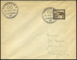 NÜRNBERG 2/ Tag Der Briefmarke/ DSDR 1937 (10.1.) SSt Auf EF 3 + 2 Pf. WHW Autobahn (Mi.634 EF) Klar Gest.... - Other & Unclassified