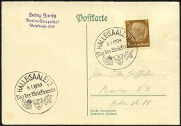HALLE (SAALE) 2/ Tag Der Briefmarke 1939 (8.1.) SSt = Stadtwappen Etc., Klar Gest. Inl.-Kt. (Bo.18) - Other & Unclassified