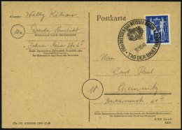(10a) DRESDEN WEISSER WEISSER HIRSCH/ TAG DER BRIEFMARKE 1949 (30.10.) SSt = Alt-Bayern 1 Kreuzer (= 100 Jahre... - Other & Unclassified