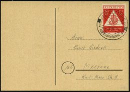 (2) COTTBUS/ Tag Der Briefmarke 1948 (24.10.) SSt Auf EF 12 + 3 Pf. "Tag Der Briefmarke" (Mi.228 EF) Inl.-Kt.... - Other & Unclassified