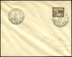 CHEMNITZ/ 2.Tag Der Briefmarke 1937 (10.1.) SSt = "Roter Turm" Auf EF 3 + 2 Pf. WHW (Autobahn, Mi.634 EF) Inl.-Bf.... - Other & Unclassified