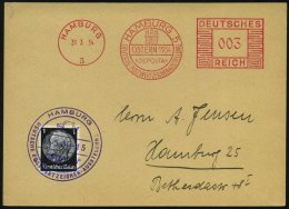 HAMBURG/ 5/ OSTERN 1934/ "DEPOSTA"/ DEUTSCHE POSTWERTZEICHENAUSSTELLUNG 1934 (31.3.) Seltener AFS 003 Pf. + 1 Pf.... - Other & Unclassified