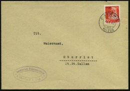 SCHWEIZ 1942 (1.1.) 20 C. Portofreiheitmarke "Henri Dunant", EF M. Kontroll-Nr. 708 (Friedens-Nobelpreis 1901) +... - Other & Unclassified