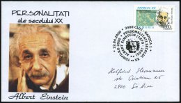 RUMÄNIEN 2000 (22.4.) SSt.: 3400 CLUJ-NAPOCA 1/..ALB.EINSTEIN (1879-1955) (Kopfbild) EF 1500 L. A.Einstein,... - Other & Unclassified