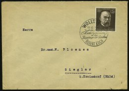 WOLLSTEIN/ ...Bezwinger D.Seuchen/ ROBERT KOCH 1943 (11.12.) SSt Auf EF 12 + 38 Pf. Robert Koch (Mi.864 EF)... - Other & Unclassified