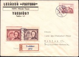 TSCHECHOSLOWAKEI 1949 (14.9.) "100. Todestag F. Chopin", Kompl. Satz, Oberrandstücke + Zusatzfrankat., Klar... - Other & Unclassified