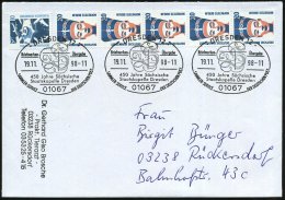 01067 DRESDEN 12/ ..450 Jahre Sächs./ Staatskapelle Dresden.. 1998 (19.11.) SSt = Zier-Buchstaben ("S S") 3x... - Other & Unclassified