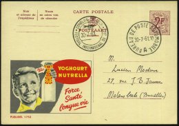 BELGIEN 1961 (Juli) SSt: COMBLAIN-LA-TOUR/FESTIVAL INT.DU JAZZ = Trompete + 1K: BUREAU DE POSTE AUTOMOBILE, Klar... - Other & Unclassified