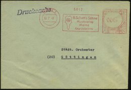 MAINZ 1/ B.Schott´s Söhne/ Musikverlag/ ...Gegründet 1770 1948 (2.7.) Seltener AFS Typ FZ "Gr.... - Other & Unclassified