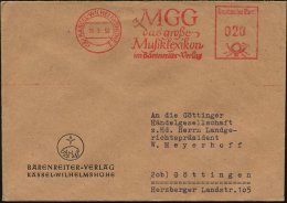 (16) KASSEL-WILHELMSHÖHE 1/ MGG/ Das Große/ Musiklexikon/ Im Bärenreiter-Verlag 1950 (15.3.) AFS... - Other & Unclassified