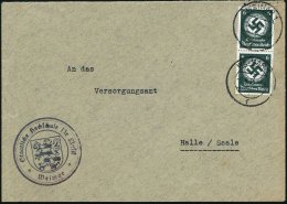 WEIMAR 1/ F 1935 (9.8.) 2K Auf Dienst 6 Pf. Paar + Viol. 3K-HdN: Staatliche Hochschule Für Musik/Weimar... - Other & Unclassified