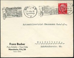 MANNHEIM 2/ U/ Städt./ Hochschule Für/ Musik U.Theater/ Konservatorium/ Der Musik 1934 (11.8.) BdMWSt =... - Other & Unclassified