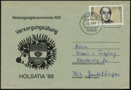 B.R.D. 1989 (4.10.) 1K: FELDPOST/b/1100 Auf Manöver-Feldpost-SU.: Versprgungsübung HOLSATIA ´89... - Other & Unclassified