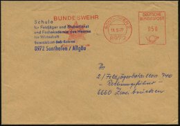 8972 SONTHOFEN 2/ BUNDESWEHR/ Feldjägerschule 1977 (18.5.) AFS = Polizeistern (mit Latein. Sinnspruch) +... - Other & Unclassified