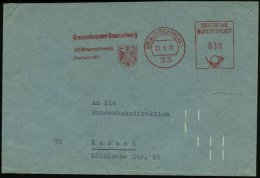 33 BRAUNSCHWEIG 1/ Grenzschutzamt Braunschweig 1970 (23.6.) AFS (Bundes-Wappen) Codierter Dienst-Bf. - Other & Unclassified