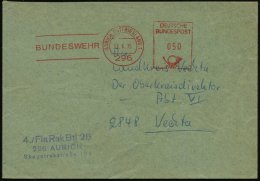296 AURICH, OSTFRIESLAND 1/ BUNDESWEHR 1975 (13.6.) AFS + Viol. 3L: 4.-Fla Rak Btl 26.. , Fern-Dienstbf.... - Other & Unclassified