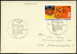 D.D.R. 1976 (15.3.) 10 Pf. U. 20 Pf. "20 Jahre NVA" = Kompl. Satz, Je EF + SSt.: 1085 BERLIN... (Hand Mit... - Other & Unclassified