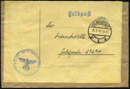 HALBERSTADT/ *1b 1942 (20.6.) 2K + Blauer 1K-HdN: Vet.(erinär)-Ers.-Abt. 11  Genesenden-Komp. , Klar Gest.... - Other & Unclassified