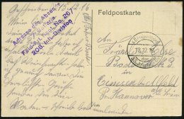 DEUTSCHES REICH /  FRANKREICH 1916 (18.12.) 1K-Steg: K. D. Feldpostexped./der/33. Jnfanterie-Div. (Kt.Nr.659) +... - Other & Unclassified