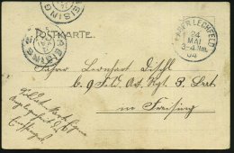 LECHFELD LAGER 1904 (24.5.) 1K + Hs. Zusatz "Soldatenkarte Eigene Angelegenheit Des Empfängers" Auf... - Other & Unclassified