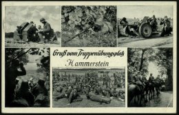 HAMMERSTEIN/ *(Kr.SCHLOCHAU)c 1938 (2.5.) 1K-Steg Auf S/w.-Foto-Ak.: Gruß Von Truppenübungsplatz... - Other & Unclassified