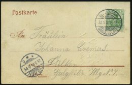 ELSENBORN/ ÜBUNGSPLATZ 1905 (22.5.) 1K-Gitter Auf S/w.-Foto-Ak.: Elsenborn Im Schnee (Baracken) Klar Gest.... - Other & Unclassified