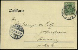 DÖBERITZ-/ ÜBUNGSPLATZ/ ** 1904 (16.8.) 1K-Segment Klar Auf Künstler-Jubil.-Ak.: Döberitz 1753... - Other & Unclassified