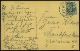 DARMSTADT-/ A/ ÜBUNGSPLATZ 1912 (30.5.) 1K-Steg Auf Monochromer Foto-Ak.: Truppenübungsplatz..Griesheimer... - Other & Unclassified
