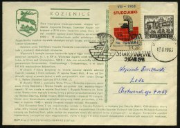 POLEN 1963 (12.8.) FaWSt: STUDZIANKI K KOZIENIC/20 JAHRE POLN.VOLKSARMEE 1943 - 1963/BEFREIUNG 1944 (Panzer)... - Other & Unclassified