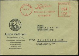 ROSENHEIM/ 2/ Kathrein/ Antennen U.Zubehör.. 1947 (14.11.) AFS Auf Reklame-Bf.: KATHREIN BLITZSCHUTZ..Anton... - Other & Unclassified