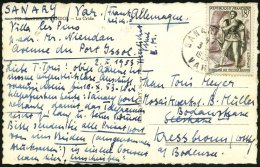 FRANKREICH 1953 (Juli) 18 Fr. "Hernani" Von Victor Hugo, EF (Bühnenfigur) Bedarfs-Ausl.-Ak. (Mi.964 EF) - Other & Unclassified