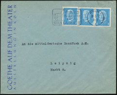 KÖLN 1/ D/ Auktion/ Hannoverscher/ Pferde.. 1932 (30.3.) MWSt (Pferd) Klar Auf Seltenem Vordr.-Bf.: GOETHE AUF... - Other & Unclassified