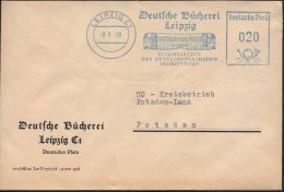 LEIPZIG C1/ Deutsche Bücherei/ ..GESAMTARCHIV/ DES DEUTSCHSPRACHIGEN/ SCHRIFTTUMS 1959 (8.1.) Blauer AFS = DDR... - Other & Unclassified
