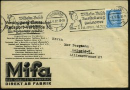 HANNOVER/ S1p/ Wilhelm Busch/ Ausstellung/ ..16.APRIL-!&:JULI 1932 (3.6.) Bd.MWSt = "Fromme Helene" Auf... - Sonstige & Ohne Zuordnung