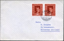 LIECHTENSTEIN 1952 (9.5.) 20 C. "Mädchenbildnis" Peter P. Rubens, Reine MeF: 2 Stück , Klar Gest. (Bf.... - Other & Unclassified