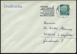 (17a) HEIDELBERG 1/ Ba/ Ausklang/ D.Barock/ PFÄLZER KÜNSTLER DES/ XVIII.JHDTS 1958 (19.6.) MWSt Klar Auf... - Other & Unclassified