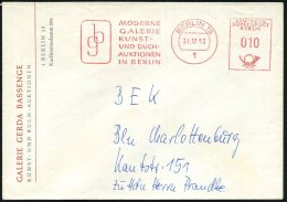 1 BERLIN 15/ Gb/ MODERNE/ GALERIE/ KUNST-U./ BUCH-/ AUKTIONEN.. 1963 (31.12.) AFS (Monogr.) = Galerie Gerda... - Other & Unclassified