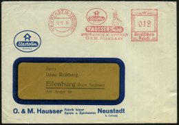 NEUSTADT (b COBURG)/ Elastolin/ HAUSSER Spiele/ ..O. & M.Hausser 1936 (12.12.) Dekorat. AFS = Modellfigur... - Other & Unclassified