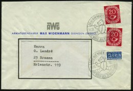 (14a) GIENGEN (BRENZ)/ DIE WIEGE DES TEDDYBÄREN 1952 (11.11.) HWSt = Teddy-Bär 2x Klar Auf Firmenbf.... - Other & Unclassified