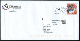 Stuttgart 1995 (ca.) Ganzsachen-ähnl. Umschlag: STIFTUNG BETREUUNGSWERK.. 70442 Stuttgart = Mann Mit Kind In... - Sonstige & Ohne Zuordnung