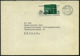 SCHWEIZ 1952 (1.4.) MWSt: ZÜRICH 1/SPENDET/FÜR DAS/KINDERDORF/PESTALOZZI (Häuser) Ortsbf. An... - Other & Unclassified