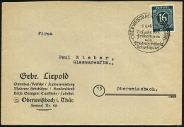 OBERWEISSBACH (THÜRINGERW)/ Besucht Das/ Fröbelturm/ U./ Friedr.Fröbels/ Geburtshaus 1946 (2.7.)... - Other & Unclassified