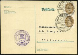 BÖNNIGHEIM (Württ)/ DAS ALTERTÜML.WEINSTÄDTCHEN 1932 (8.11.) HWSt (Ort) 2x A. 2x 3 Pf. Dienst... - Other & Unclassified