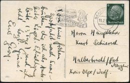 SAARBRÜCKEN 2/ A/ Kommt Zum/ Saarbrücker/ Karnevalszug/ Am 19.Febr. 1937 (11.2.) Seltener MWSt = Kopf Mit... - Other & Unclassified