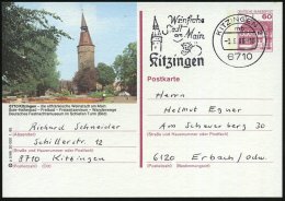 8710 KITZINGEN 2/ Mb/ Weinfrohe/ Stadt.. 1988 (3.6.) MWSt = "Falterturm" = Schiefer Turm = Fastnachts-Museum Auf... - Other & Unclassified