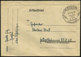 SCHLEUSINGEN/ Thüringerwald/ ..Jngenieurschule 1940 (6.8.) HWSt = Geodät (auf Stativ) Klar Auf... - Other & Unclassified